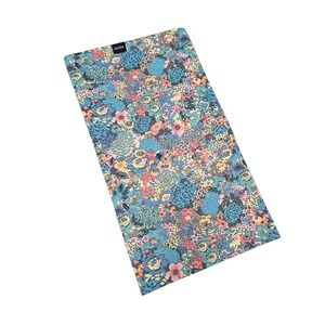 Skida Alpine Neckwarmer Unisex OS Blue Floral Lightweight Gaiter Granola UPF 50